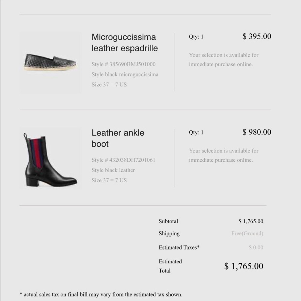 Authentic GUCCI ankle boots - Picture 7 of 7